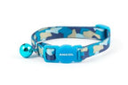 Ancol Camouflage Cat Collar Blue x 3