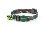 Ancol Camouflage Cat Collar Green x 3