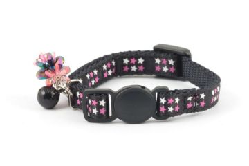 Ancol Kitten Collar Black Stars x 3
