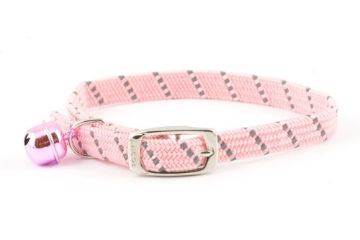 Ancol Cat Collar Softweave Reflective Pink x 3