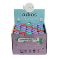 Adios Zero Plastic Poo Bags MIXED 50 x Rolls of / 750 x Bags CDU x 1