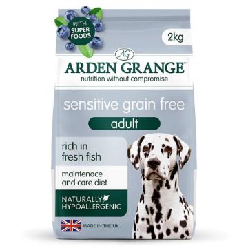 Arden Grange Adult Dog Sensitive Ocean White Fish & Potato 2kg