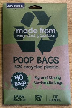 Ancol Degradable Poop Bags 40 Bags in Flat Pack x 12