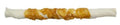 The Butcher Shop Co. 10" White Twisted Stick Wrapped with Chicken 1pk x 1