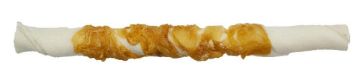 The Butcher Shop Co. 10" White Twisted Stick Wrapped with Chicken 1pk x 1