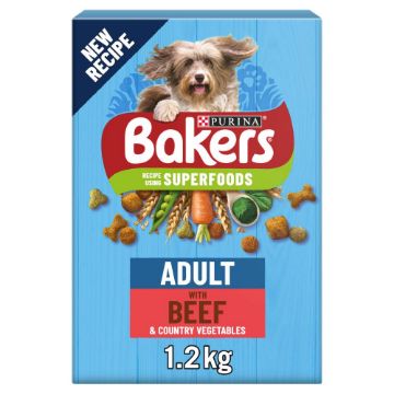 Bakers Adult Beef & Veg 1.2kg
