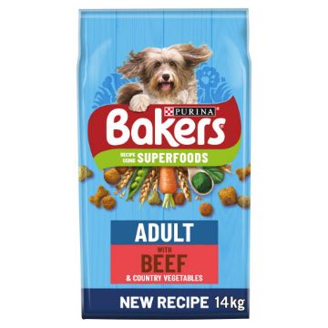 Bakers Adult Beef & Veg 14kg