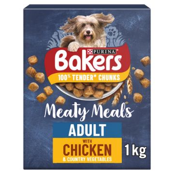 Bakers Complete Meaty Meals Chicken 1kg x 5