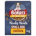 Bakers Complete Small Dog Meaty Meals Chicken 1kg x 5