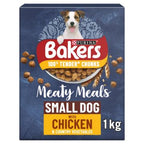 Bakers Complete Small Dog Meaty Meals Chicken 1kg x 5