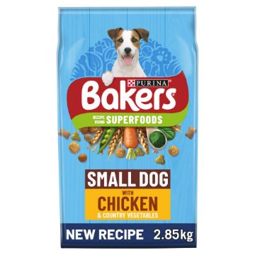 Bakers Small Dog Chicken & Veg 2.85kg