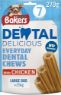 Bakers Dental Delicious Large 270g Chicken 7 Stick x 6