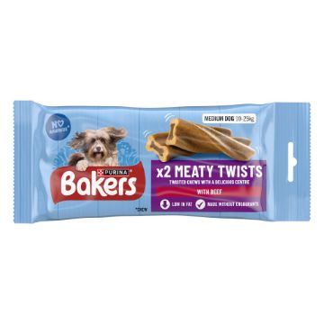 Bakers Treat Meaty Twist Medium 180g x 10