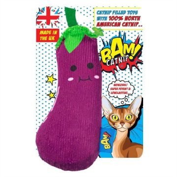 BAM! Catnip Genie Aubergine x 6