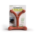 Bamboodles Y-Bone Dog Chew Bacon Large 7.25" x 1