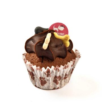 Barking Bakery Carob Woofin with Carob Frosting x 6