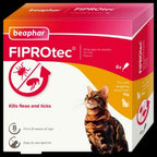 Beaphar FIPROtec Cat Flea Drops 4 Tube x 1