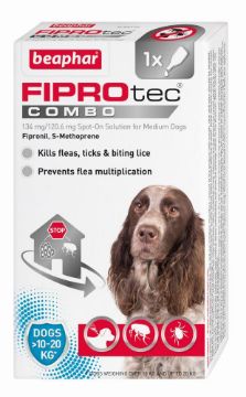 Beaphar FIPROtec COMBO Medium Dog Spot On 1 Tube x 1