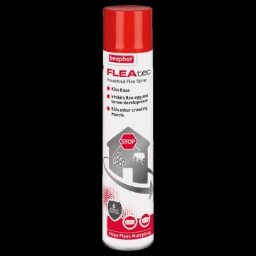 Beaphar FLEAtec Household Flea Spray 600ml x 1