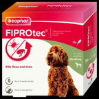 Beaphar FIPROtec Large Dog Flea Drops 4 Tube x 1