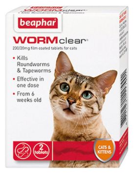 Beaphar Worm Clear Cats & Kittens 2 tab x 1