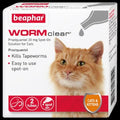 Beaphar Worm Clear Spot-On Cats & Kittens 2-tube x 1