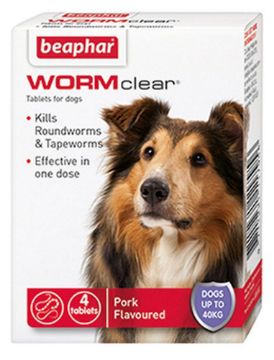 Beaphar Worm Clear Large Dog 4 tab x 1