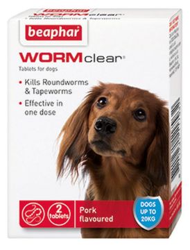 Beaphar Worm Clear Small Dog 2 tab x 1
