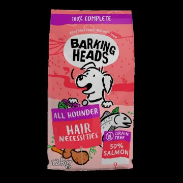 Barking Heads Adult Dog AH Hair Necessities Salmon 12kg
