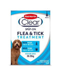Bob Martin Flea-Clear Spot On Medium Dog Flea Drops 1 Tube x 1