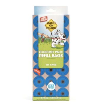 Bags on Board Economy Pack Poo Bags x 315