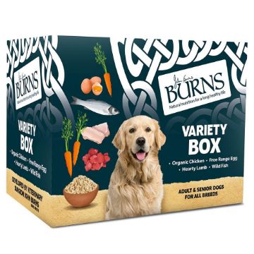 Burns Tray Adult Dog Variety Pack 395g 8pk x 1