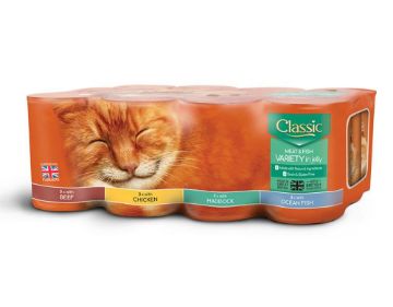Butcher's Classic Cat Cans Variety in Jelly 400g 12pk x 2