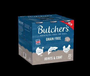 Butcher's Dog Cans Joints & Coat 390g x 18