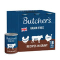 Butcher's Dog Cans Meaty Recipes in Gravy 400g x 18
