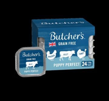 Butcher's Dog Foil Trays Puppy Perfect 150g x 24