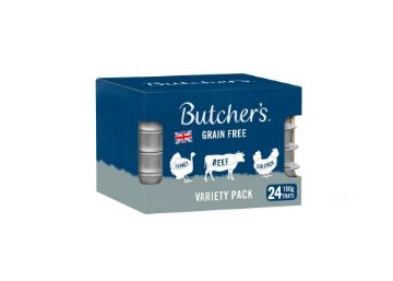 Butcher's Dog Foil Trays Grain Free Variety Pack 150g x 24