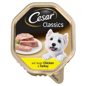 Cesar Foil Tray Classic Terrine Chicken & Turkey 150g x 14