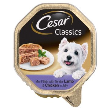 Cesar Foil Tray Classic Terrine Lamb & Chicken in Jelly 150g x 14