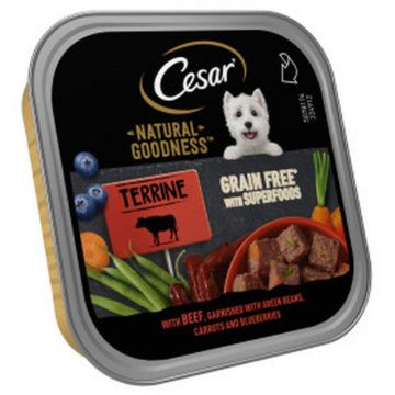 Cesar Foil Tray Natural Goodness Beef in Terrine 100g x 16