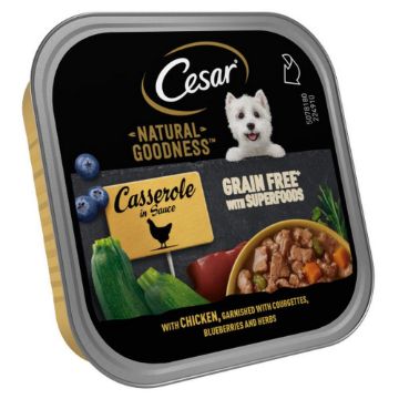 Cesar Foil Tray Natural Goodness Casserole Chicken in Gravy 100g x 16