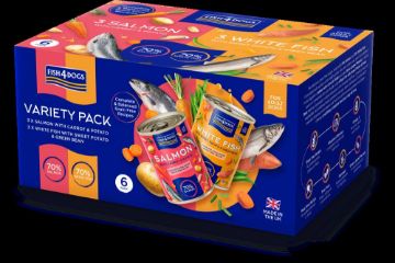 Fish4Dogs Cans Fish & Veg Variety Pack 395g x 6