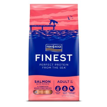 Fish4Dogs Finest Adult Salmon Small Kibble 12kg