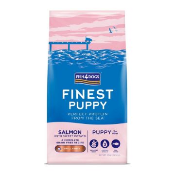 Fish4Dogs Finest Puppy Salmon & Sweet Potato Small Kibble 12kg