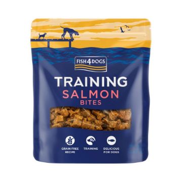Fish4Dogs ADULT Salmon Bites Training Treats 80g x 8