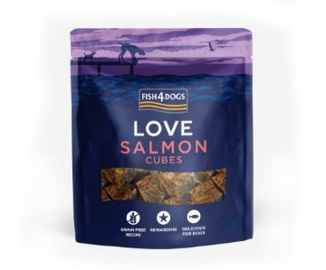 Fish4Dogs Love Salmon Cubes 85g x 10