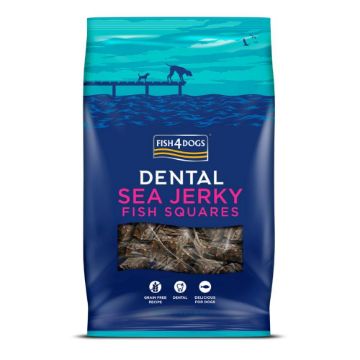 Fish4Dogs Dental Sea Jerky Fish Squares 575g x 4