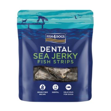 Fish4Dogs Dental Sea Jerky Fish Strips 100g x 10