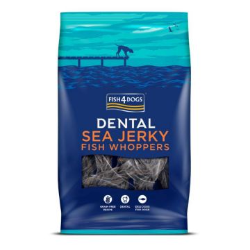 Fish4Dogs Dental Sea Jerky Whoppers 500g x 4