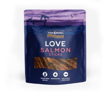 Fish4Dogs Love Salmon Sticks 85g x 10